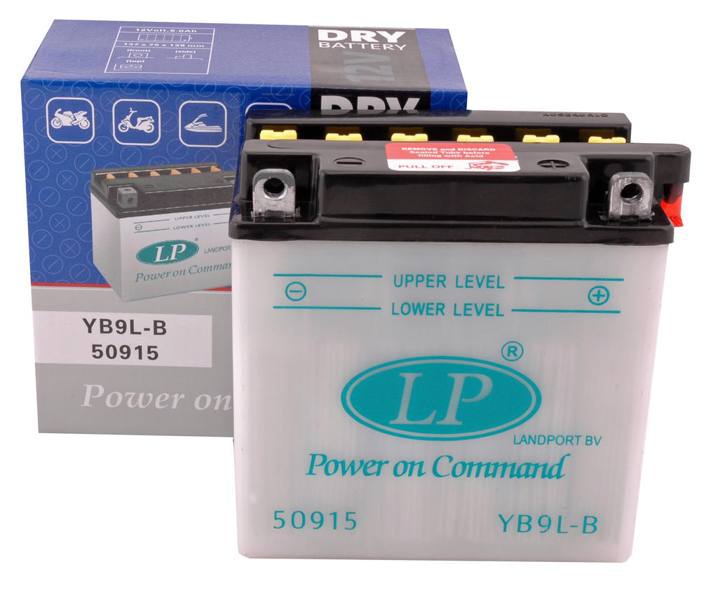 Accu Landport YB9L-B DRY (12V/9A)