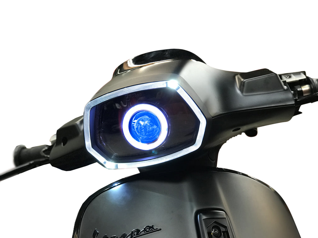 Angel Eye + Devil Eye Blauw | Vespa Sprint