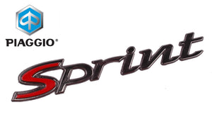 Embleem OEM "Sprint" Smoke 110mm | Vespa Sprint