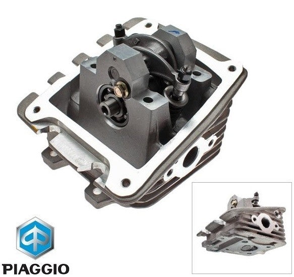 Cilinderkop OEM Compleet | Piaggio 4T 2V